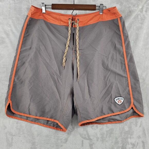 Howler Bros Mens Board Shorts Gray Surf‎ Shorts Size 38 - Picture 1 of 5